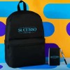 Kit Mochila, Bloco E Caneta Personalizado