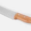 Kit para Queijo E Faca Santoku Em Inox / Bambu Personalizado 