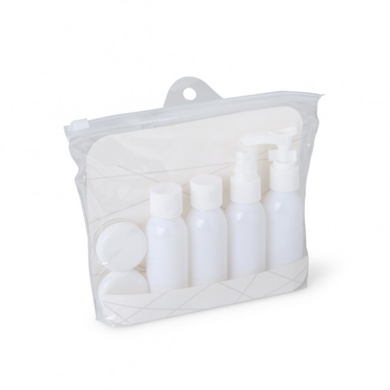 Kit Viagem Plástico 6 Peças Personalizado