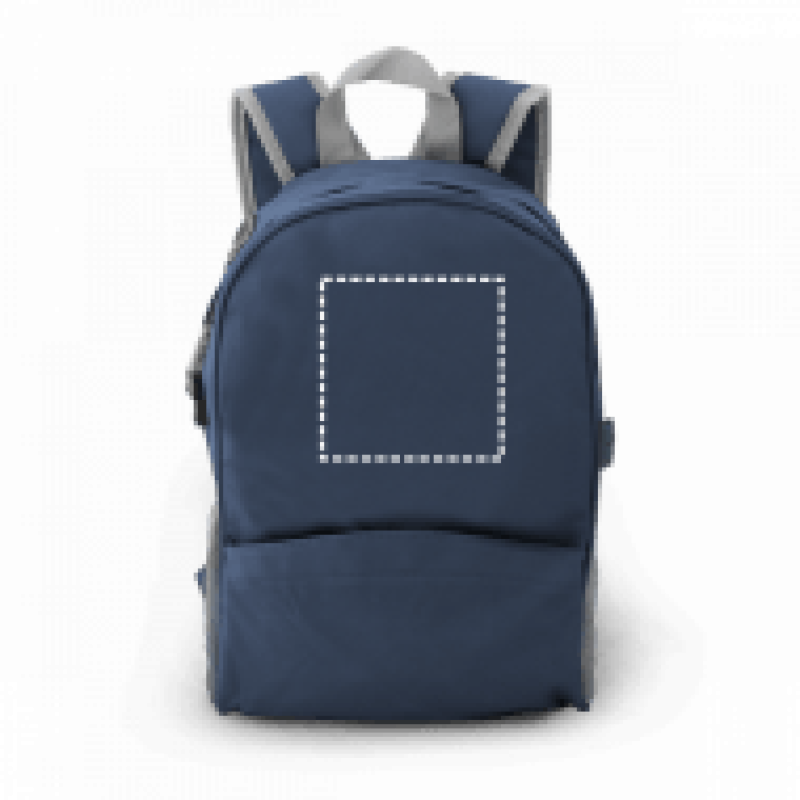 Mochila Com Alças Almofadadas e Saída Para Fone de Ouvido