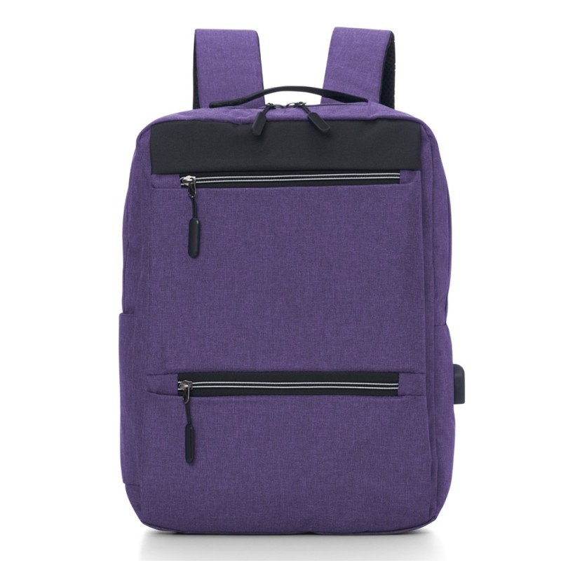 Mochila de Nylon USB 21L com Logo para Brindes