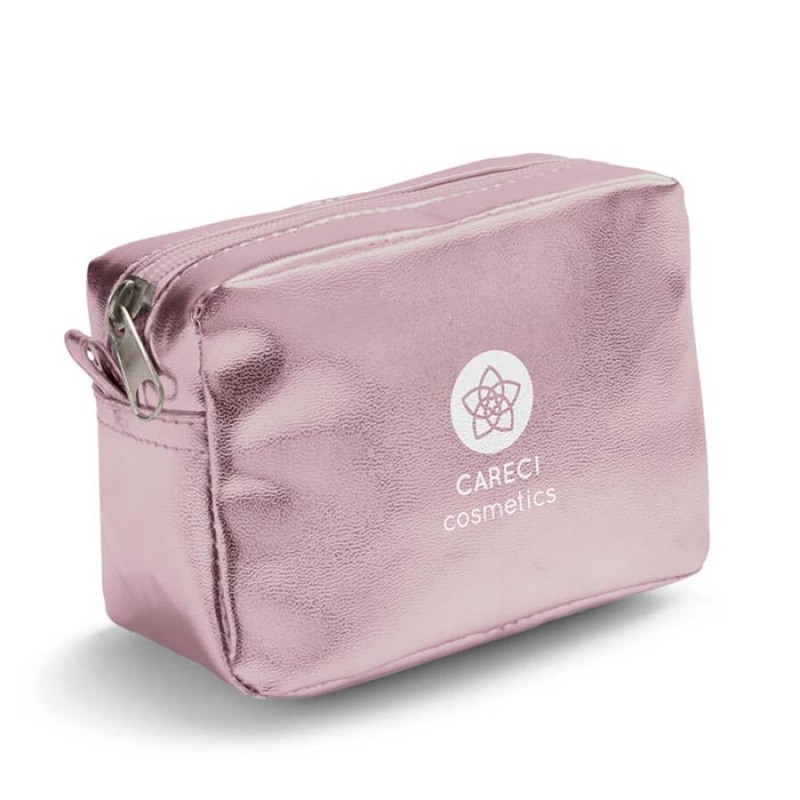 Nécessaire Pequena de PVC Personalizada Para Outubro Rosa