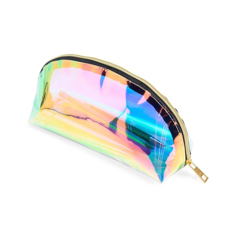 Nécessaire Plástica Holográfica Personalizada com Logotipo