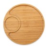 Petisqueira de Bambu 32 x 32 com Divisória para Brinde
