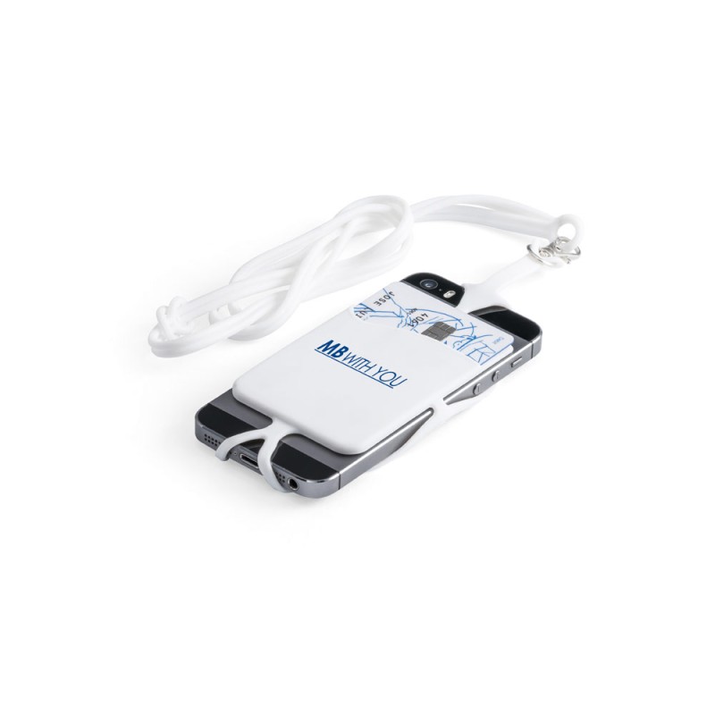 Porta Cartão Para Celular Personalizado Com Cordão