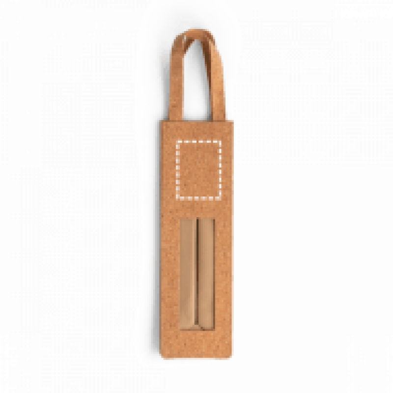 Sacola de Cortiça Para Garrafa de Vinho Personalizada