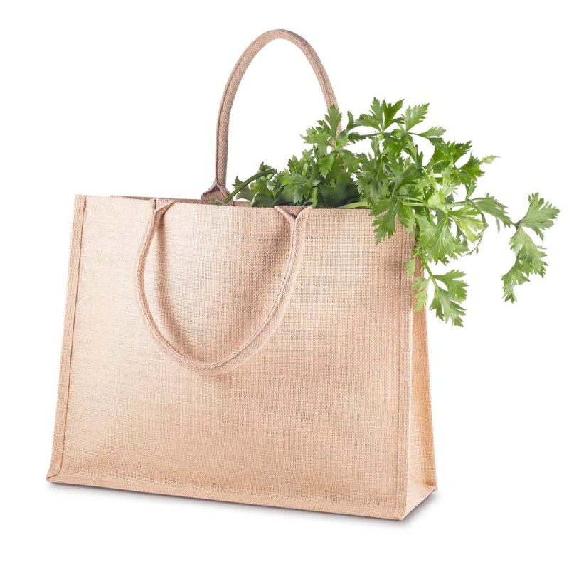 Sacola em Juta Personalizada com Logotipo