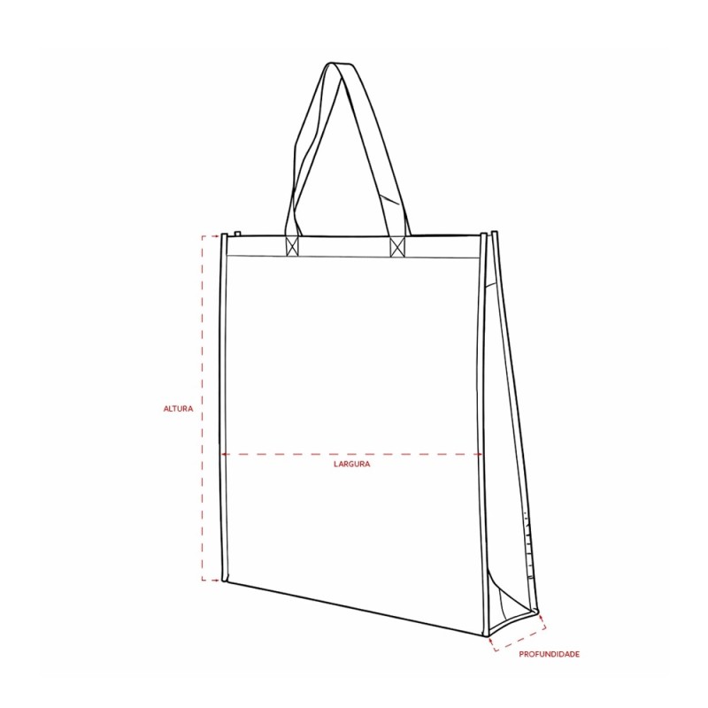Sacola TNT Metalizado Promocional