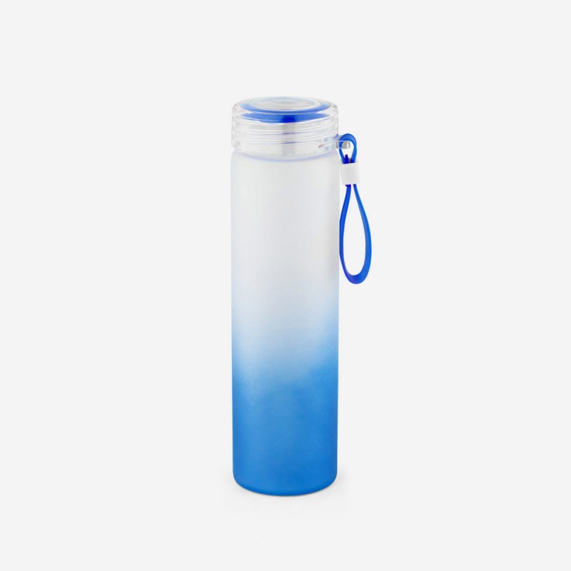 Squeeze de Vidro 470ml Com Alça de Silicone Personalizado